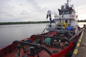 Осуществлен ремонт каната с выездом на судно заказчика